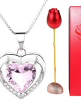 Pink Eternal Love Necklace
