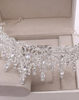 Silver Crystal Bridal Jewelry Set