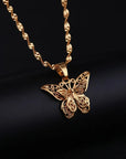 Kiona Gold Butterfly Necklace