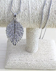 Diamond Leaf Harmony Necklace
