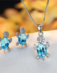 Turtle Tranquility Necklace Earring Set