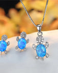 Turtle Tranquility Necklace Earring Set