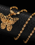 Kiona Gold Butterfly Necklace