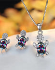 Turtle Tranquility Necklace Earring Set