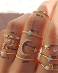 The Bohemian Bond Rings
