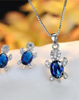 Turtle Tranquility Necklace Earring Set