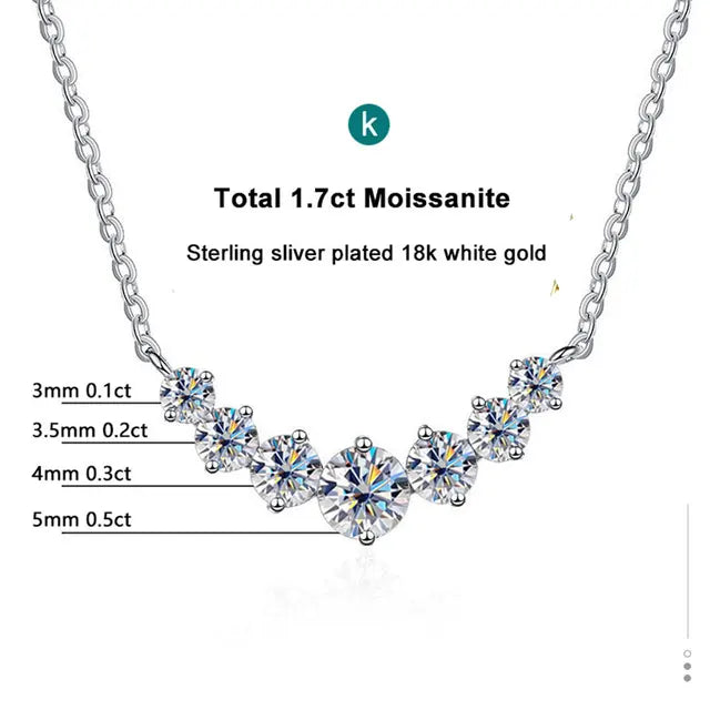 Noble Spark Moissanite Necklace