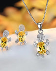 Turtle Tranquility Necklace Earring Set