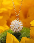 Sunflower Spin Necklace