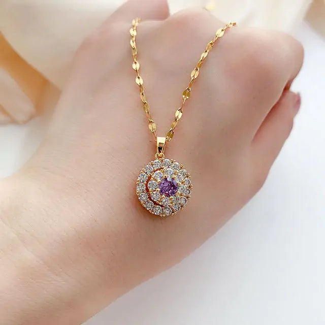 Seraphic Shine Diamond Necklace