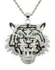 Roar of Glam: Sparkling Tiger Necklace