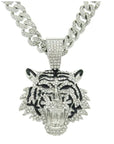 Roar of Glam: Sparkling Tiger Necklace