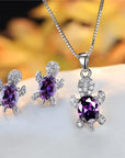 Turtle Tranquility Necklace Earring Set