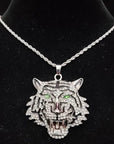 Roar of Glam: Sparkling Tiger Necklace