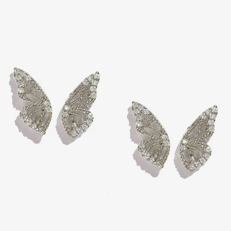 Glimmering Butterfly Wing Studs
